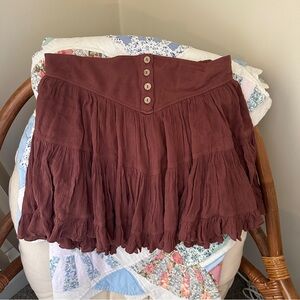 Free people mini skirt